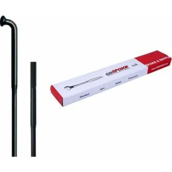 CN paprsky paprsky CNSpoke DB454 2.0-1,8-2,0 nerezová ocel 258 mm černá + Nyple 144 ks.