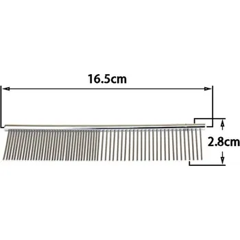 Péče o srst a drápky Ocelový hřeben na psy a kočky | kartáč na vyčesávání chlupů domácích mazlíčků - S