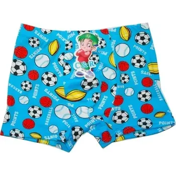 Chlapecké trenýrky s míči pro kluky 8801 azurové 776/12