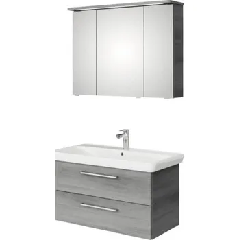 Koupelnový nábytek Koupelnová sestava Pelipal Sunline 105 Block šedá 96 cm SET-107-121