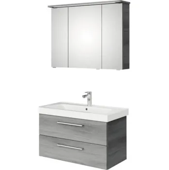 Koupelnový nábytek Koupelnová sestava Pelipal Sunline 105 Block šedá 95 cm SET-107-126