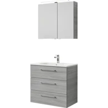 Koupelnový nábytek Koupelnová sestava Pelipal Sunline 121 Block šedá 81 cm SET-121-170