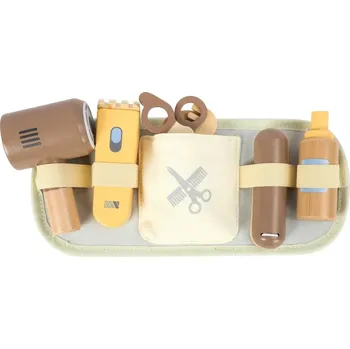 Dřevěná hračka eliNeli Dřevěný kadeřnický set pro děti s opaskem