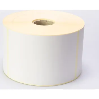 Samolepící etiketa Etikety 100x150mm, vellum silné lepidlo, bílá, D40, 1000 ks na roli