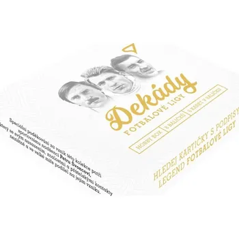 Sběratelská karetní hra Fotbalové karty - Dekády Fotbalové ligy Hobby box