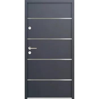 Vchodové dveře Vchodové dveře ocelové ProfiAlu 68 M02 90 L antracit