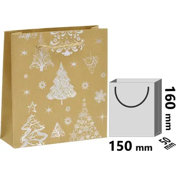 Dárková krabička Zlatnictví Helios Vánoční taška malá