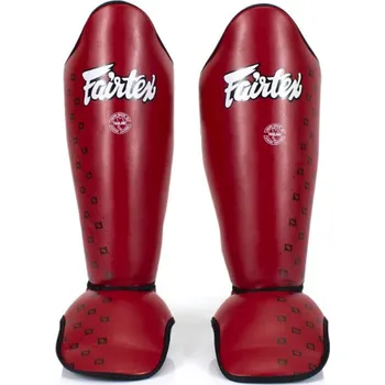 Chránič holeně pro bojový sport Chrániče holení a nártů Fairtex SP5 - červené XL