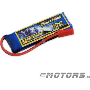 Autobaterie Giant Power 550mAh 1S 35C