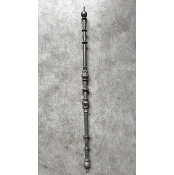 Zábradlí L 218 litinové pavlačové zábradlí, litý ornament, ozdobný odlitek, plot, brána, oplocení, mříž, schodiště