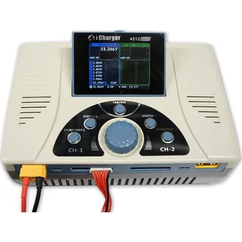 RC model letadla iCharger 4512DUO 2800W 12S