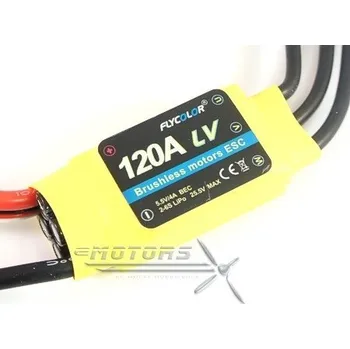 RC model letadla Flycolor 120A ESC BEC 5.5V/4A