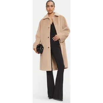 Dámský kabát PINKO Kabát pro přechodné období 103836 A1ZN Béžová Regular Fit 42