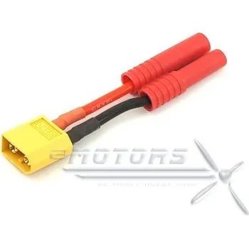 RC náhradní díl Redukce baterií z XT60 na HXT 4mm