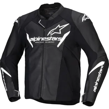 Moto bunda Bunda FASTER 3, ALPINESTARS (černá/bílá) 2026 56