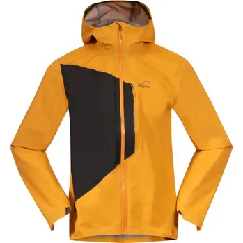 Pánská větrovka Bunda BERGANS Y Lightline Air 3L Shell Barva: Mango Yellow-Dark Shadow Grey, Velikost: M
