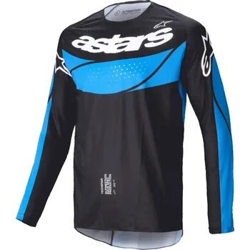 Moto bunda Dres TECHSTAR DREEM, ALPINESTARS (černá/modrá) 2025 M