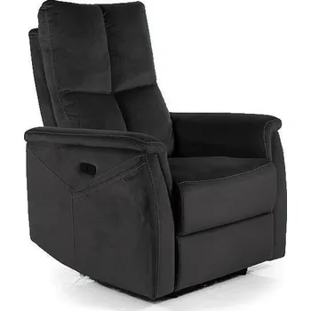 Křeslo Nábytek PEGAS s.r.o. Polohovací křeslo NEPTUN M VELVET (Masážní funkce), Černý Bluvel 19