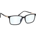 BRILO Dioptrické brýle pro práci u počítače 570-A +3,00 black flex