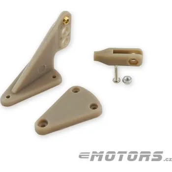 RC náhradní díl Páka kormidla 40x30mm s vidličkou a kulovým čepem (1ks)