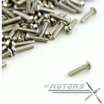 Šroub Šroub s půlkulatou hlavou HEX M3x14mm - 1ks