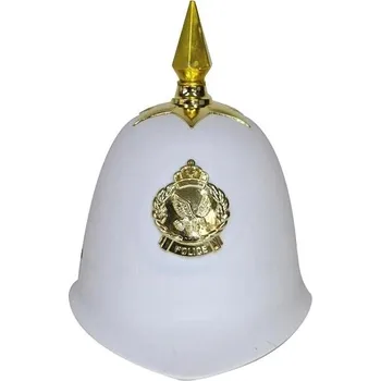 Karnevalový doplněk Funny Fashion Policejní helma bílá