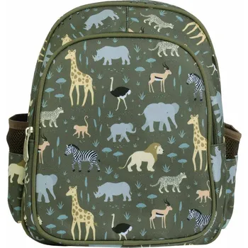 Školní batoh A Little Lovely Company - batůžek do školky - zvířata ze savany (1096)