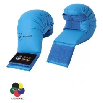 Bojový sport Karate rukavice TOKAIDO Junior WKF approved - modré L