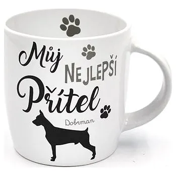 Nekupto Hrnek s potiskem Dobrman