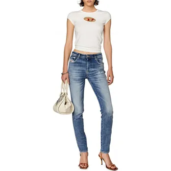 Dámské džíny DŽÍNY DIESEL 2015 BABHILA TROUSERS BLUE