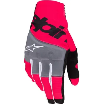 Moto rukavice Rukavice TECHSTAR, ALPINESTARS (černá/růžová fluo) 2026 S