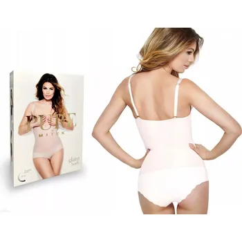 Body Dámské stahovací body Pure glam - Mitex černá 3XL