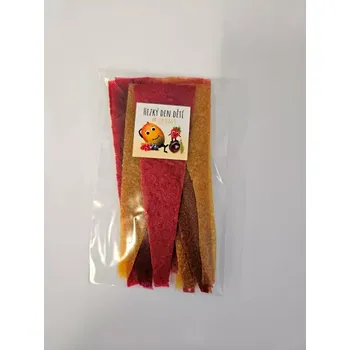 Sušené ovoce Ovocné proužky MIX 15 g (Ovocné proužky mix 15g)