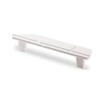 Nábytkové kování Hettich Úchytka COPRA / Bílá matná 128 mm