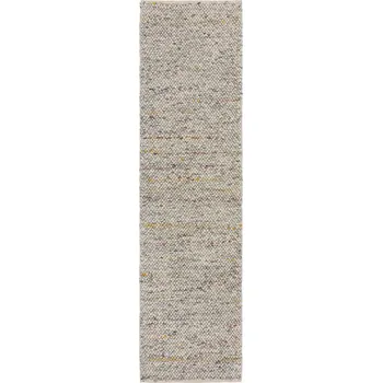 Ručně tkaný běhoun Minerals Black/White - doprava zdarma