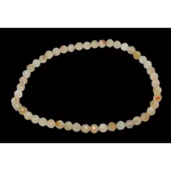 Náramek Citrínový náramek s křemenem 4 mm