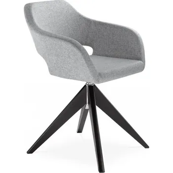 Jídelní židle Otočné křesílko POLO+ PO,FW (4-nohá dřevěná podnož)