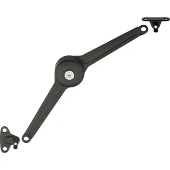 Nábytkové kování Häfele Výklopný systém DUO FORTE černý / sada