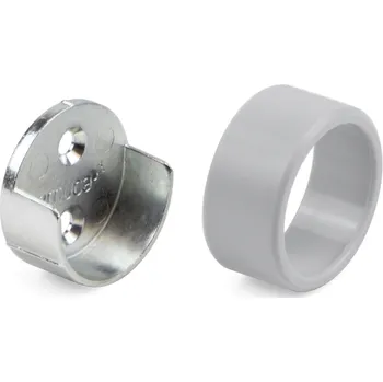 Věšák Emuca Koncovka s krytkou pro věšakovou tyč LARGO / Hliník