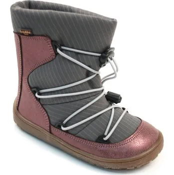 Dívčí obuv Froddo Barefoot zimní boty s membránou G3160239-11 Pink+ EUR 33