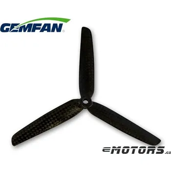 RC náhradní díl Gemfan 6x3R třílistá vrtule – uhlík