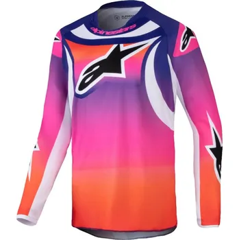 Moto bunda Dres RACER WURX, ALPINESTARS, dětský (multicolor/bílá) 2025 XL