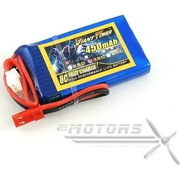 Autobaterie Giant Power 450mAh 2S 35C