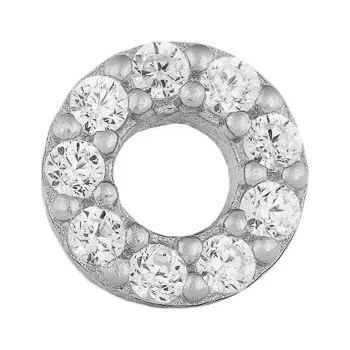 Piercing franco bene Kruhová piercingová náušnice - stříbrná | 647