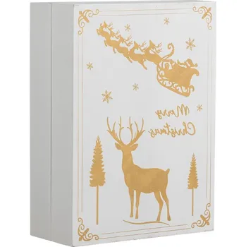 Bytová dekorace Bílý adventní kalendář Bloomingville Elimar