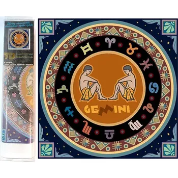 Diamantové malování Norimpex 7D Znamení zvěrokruhu Blíženci 30 × 30 cm