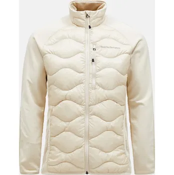 Pánská bunda BUNDA PEAK PERFORMANCE M HELIUM DOWN HYBRID JACKET SAND FOG