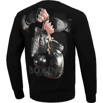 Pánská mikina PitBull West Coast Pánská mikina Boxing FD - černá XL