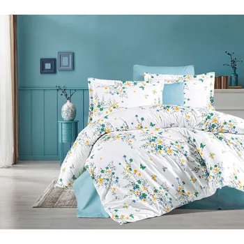 Povlečení Bavlněné povlečení Papilonia modrá Velikost: 70x90, 140x220 cm