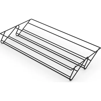 Botník Emuca Drátěný stojan na boty pro systém NEXUS / Matná černá 860 - 894 mm
